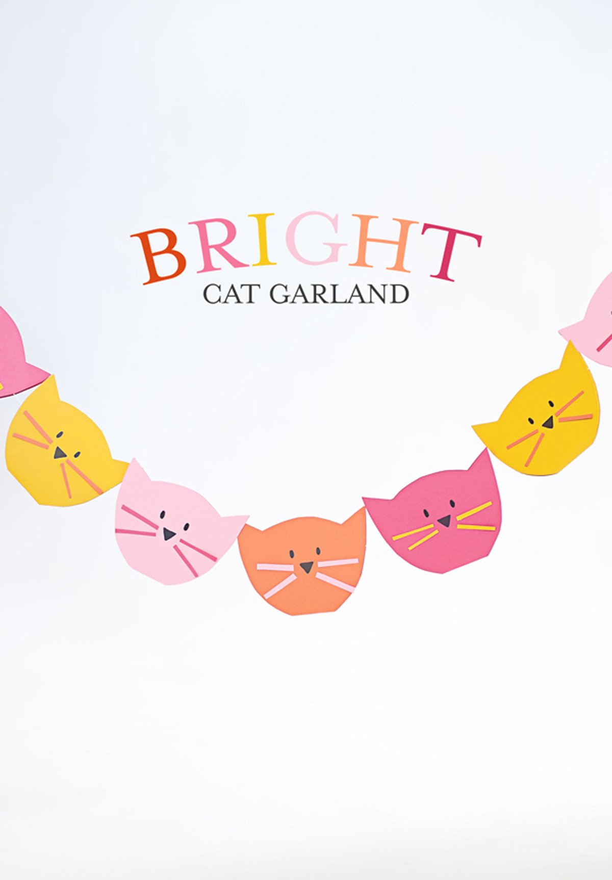Easy DIY Cat Garland: Craft Cute Decor for Holidays & Parties